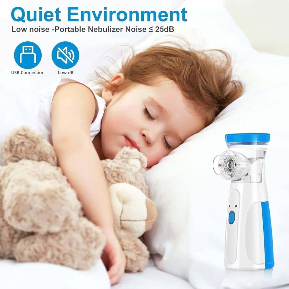 Portable mesh nebulizer