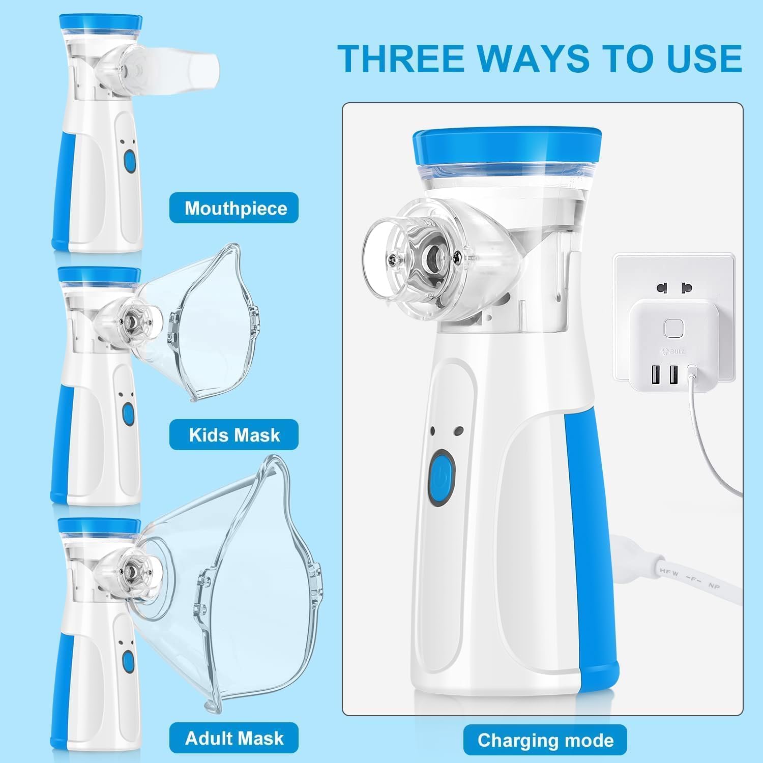 Portable mesh nebulizer